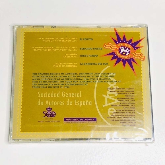 Rare! CD Nuevos Flamencos / Latin Rocks The World - Picture 2 of 2